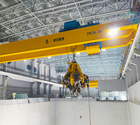 全自动垃圾抓斗起重机